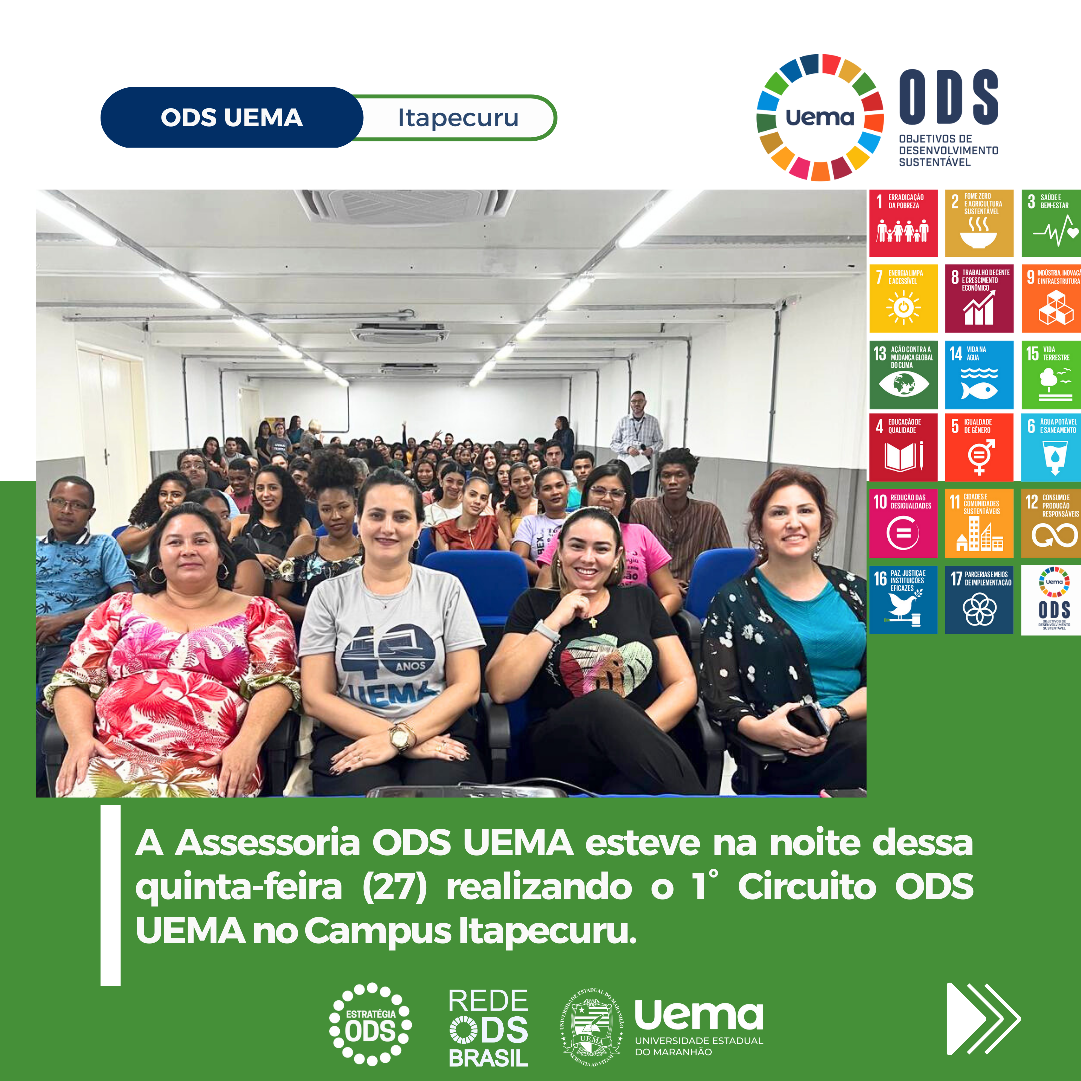 ODS  Assessoria ODS da UEMA Marca Presença na 1ª Feira Maranhense