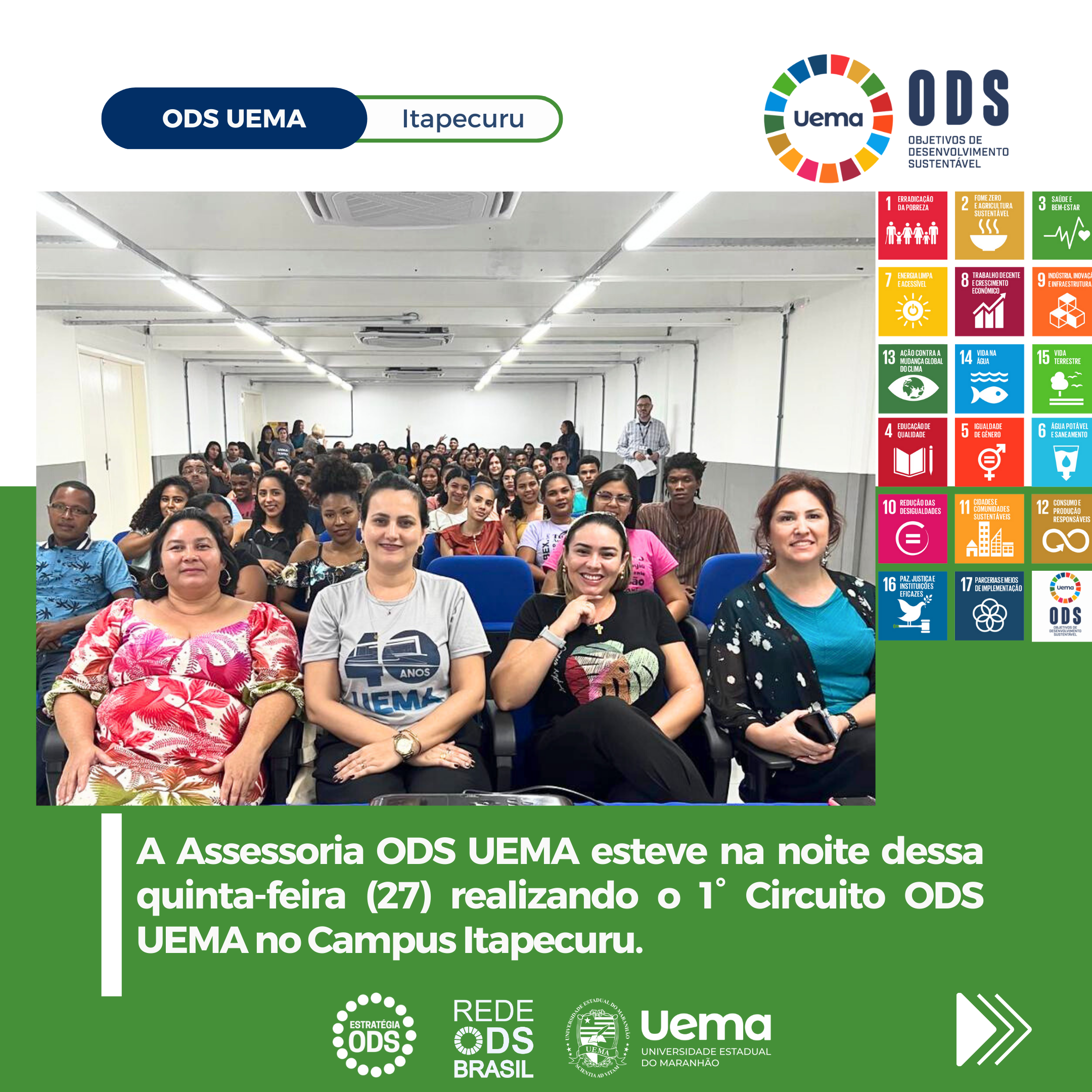 ODS  Assessoria ODS da UEMA Marca Presença na 1ª Feira Maranhense da  Agricultura Familiar (FEMAF)