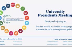 UEMA apresenta sua experiência na institucionalização da Agenda 2030 durante o encontro dos Presidentes de Universidades das Américas.